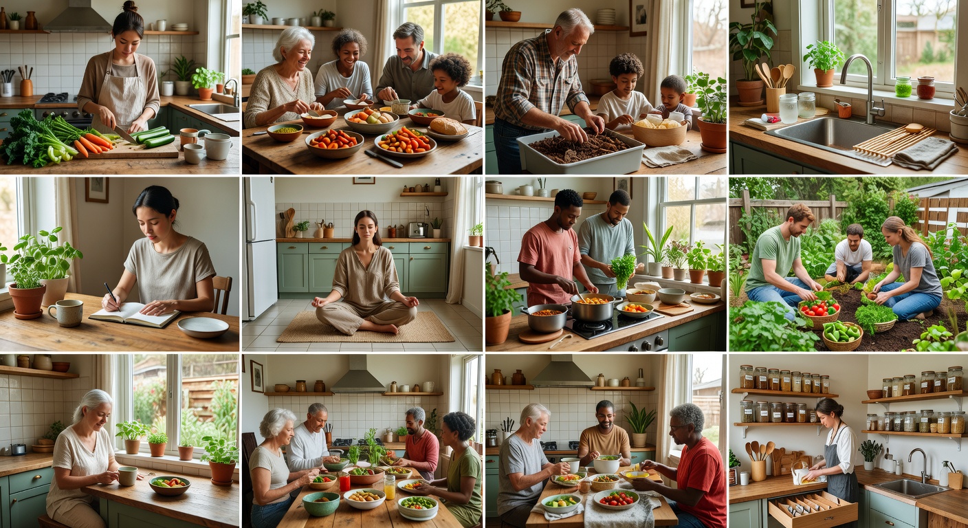 Mindful kitchen practice